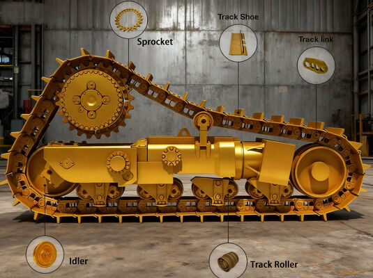 보브캐트 컴팩트 트랙 로더에 대한 프리미엄 하부 부품 단독 공급자